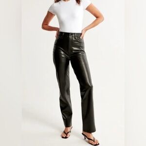Abercrombie Vegan Leather Pants